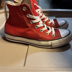 Red Converse Women’s Size 7