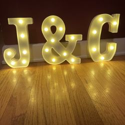 Wedding Light Up Letters