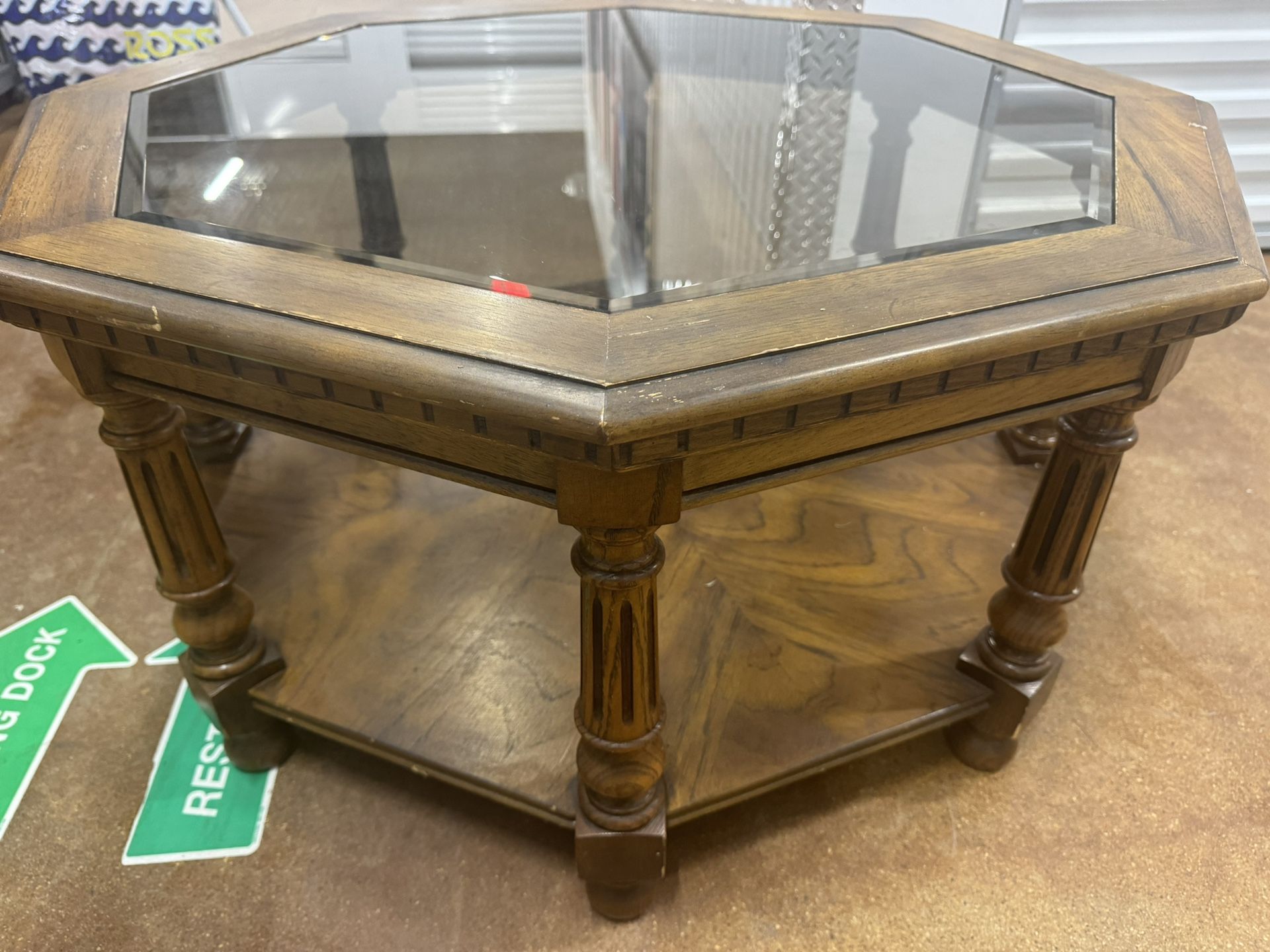 Glass Top Center Table