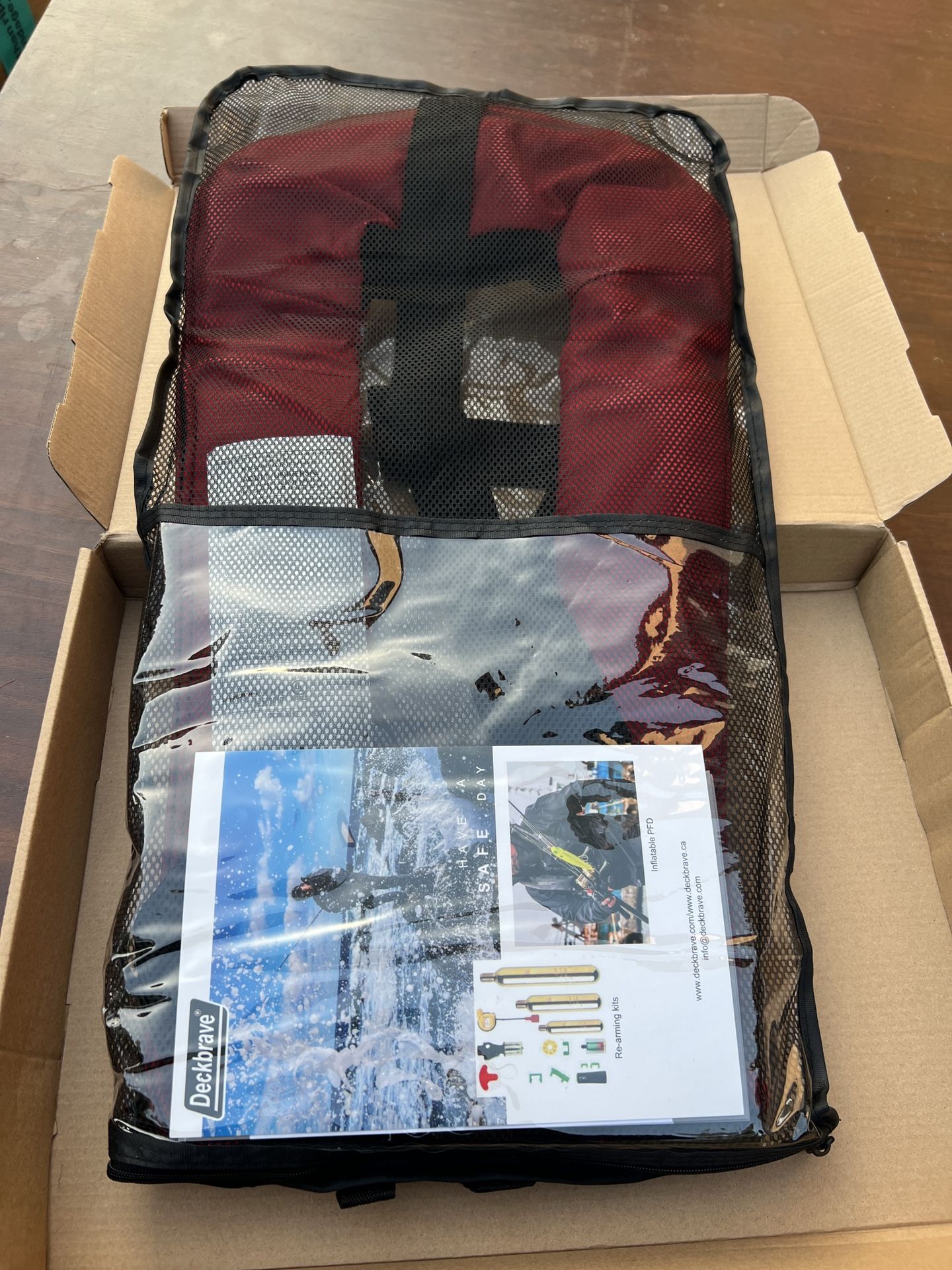 2Pcs/pack USCG Type V Approved Automatic Inflatable Life Jacket Vest with 33gram Cartridge for Adult