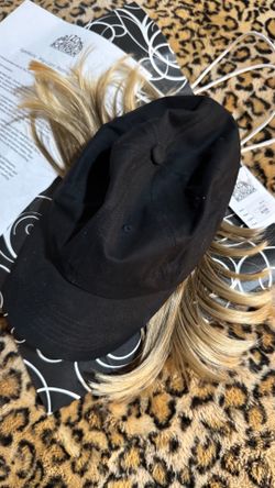 Wig baseball cap