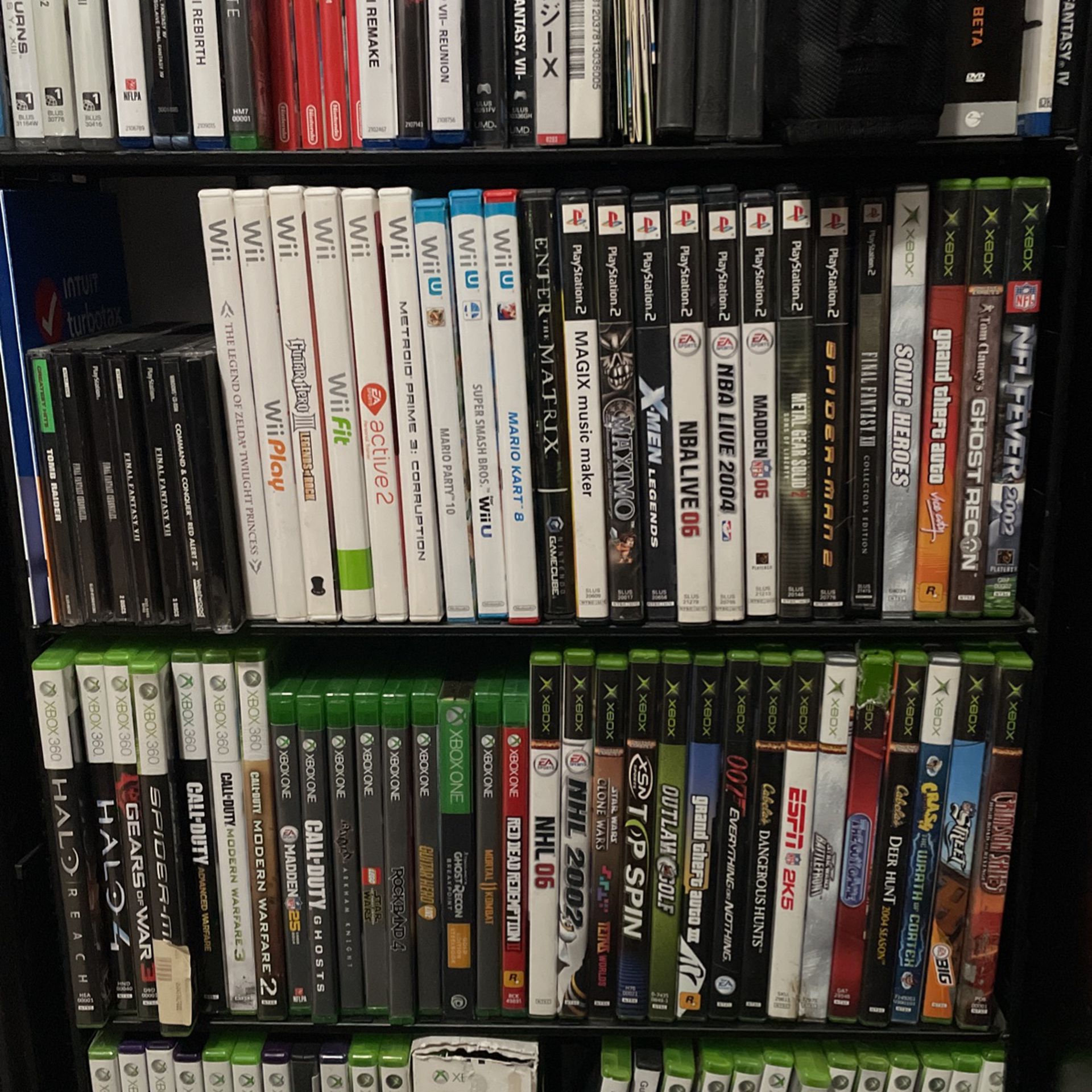 Various Xbox  Xbox360 and Xbox One games 