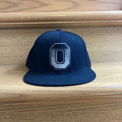 Ohio State Buckeyes Black OSU Athletic Flatbill Hat