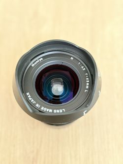 MINT: Mamiya N 43mm f/4.5 L for Mamiya 7 / 7II + Original Finder & Hood