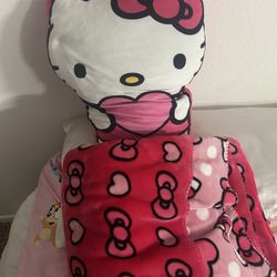 Hello Kitty Blanket Set 