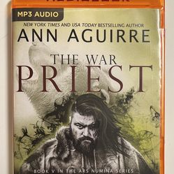 THE WAR PRIEST: Book V In The Ars Numina Series by Ann Aguirre (Audio MP3-CD) Audiobook Fantasy *Unused*