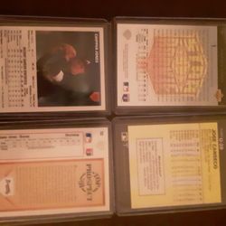 Baseball Cards From 80s And 90s Mainly Rookies
