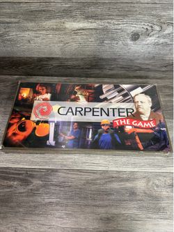 CARPENTER The Board Game - Vintage Rare Custom Monopoly Style 1990’s - SEALED