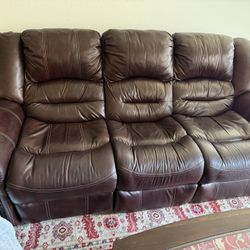 Genuine leather Sofa Set