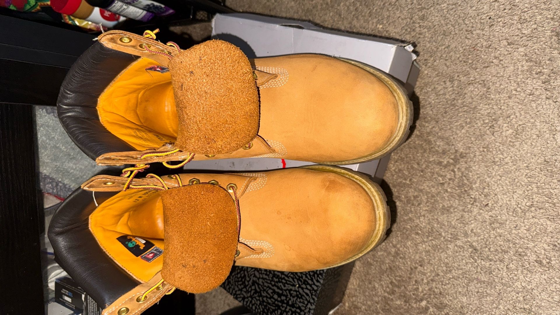 Men’s Size 12m Wheat Timberland Boots
