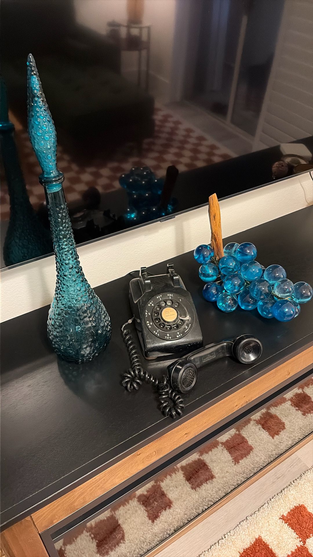 Antiques - Genie Bottle - Grapes- Phone