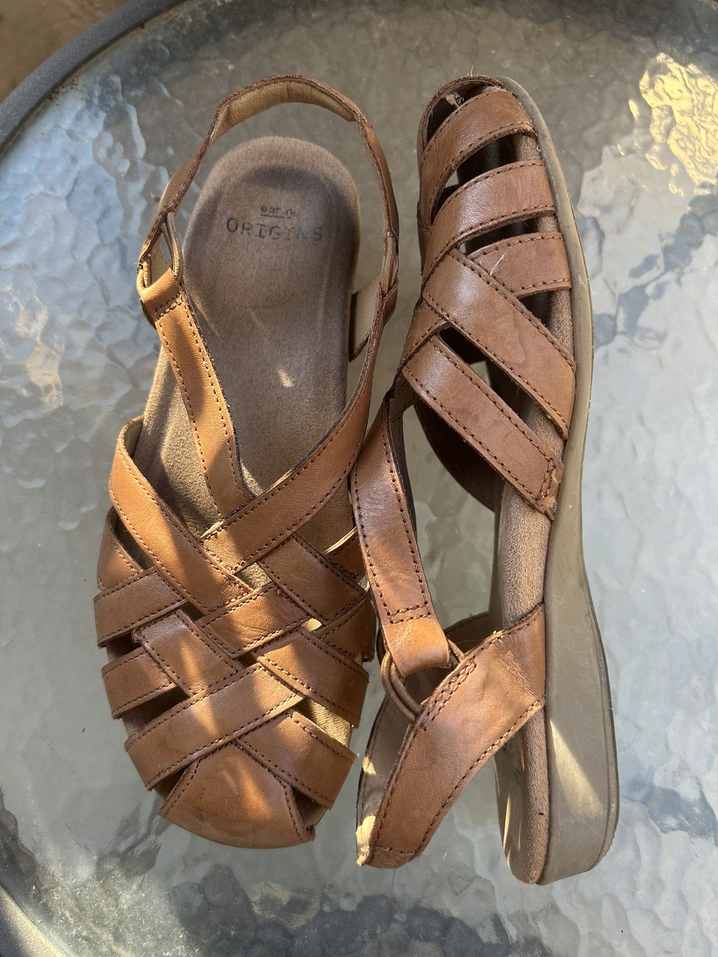 Earth Slip On Sandals- Size 8