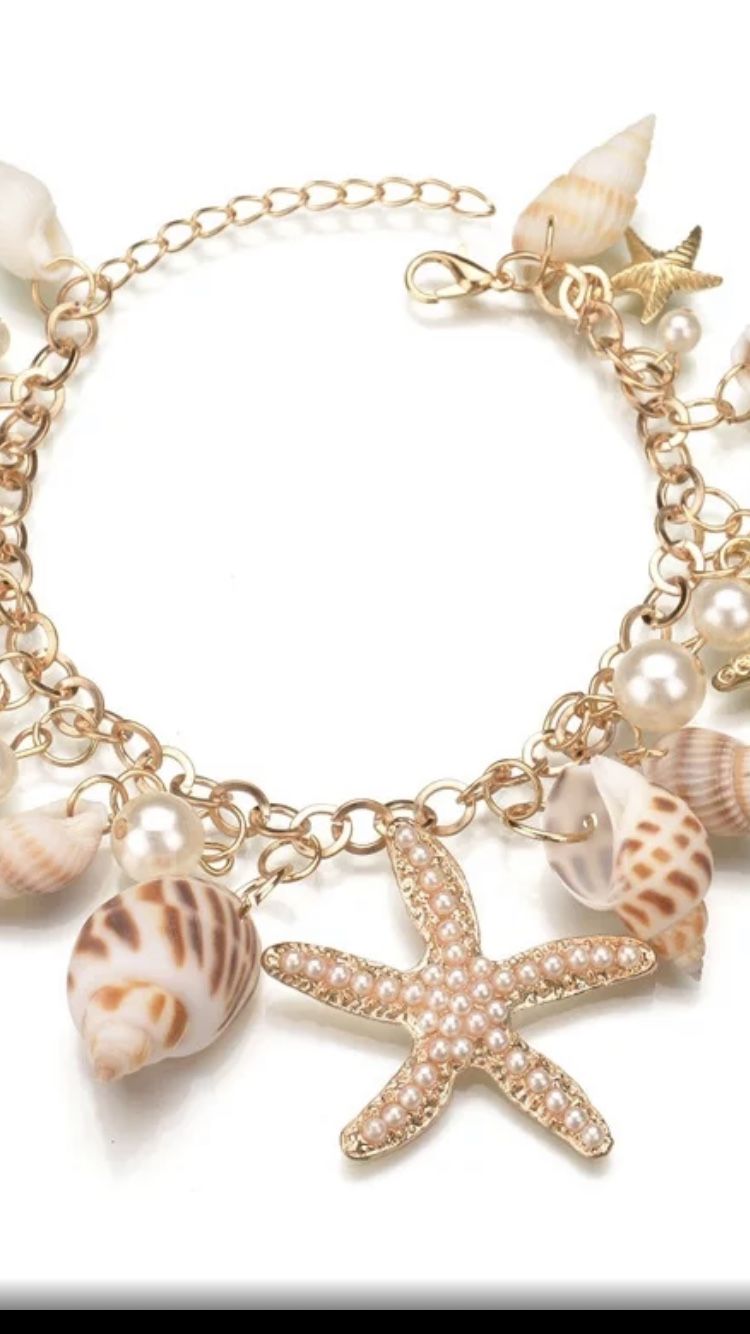 New sea shell bracelets