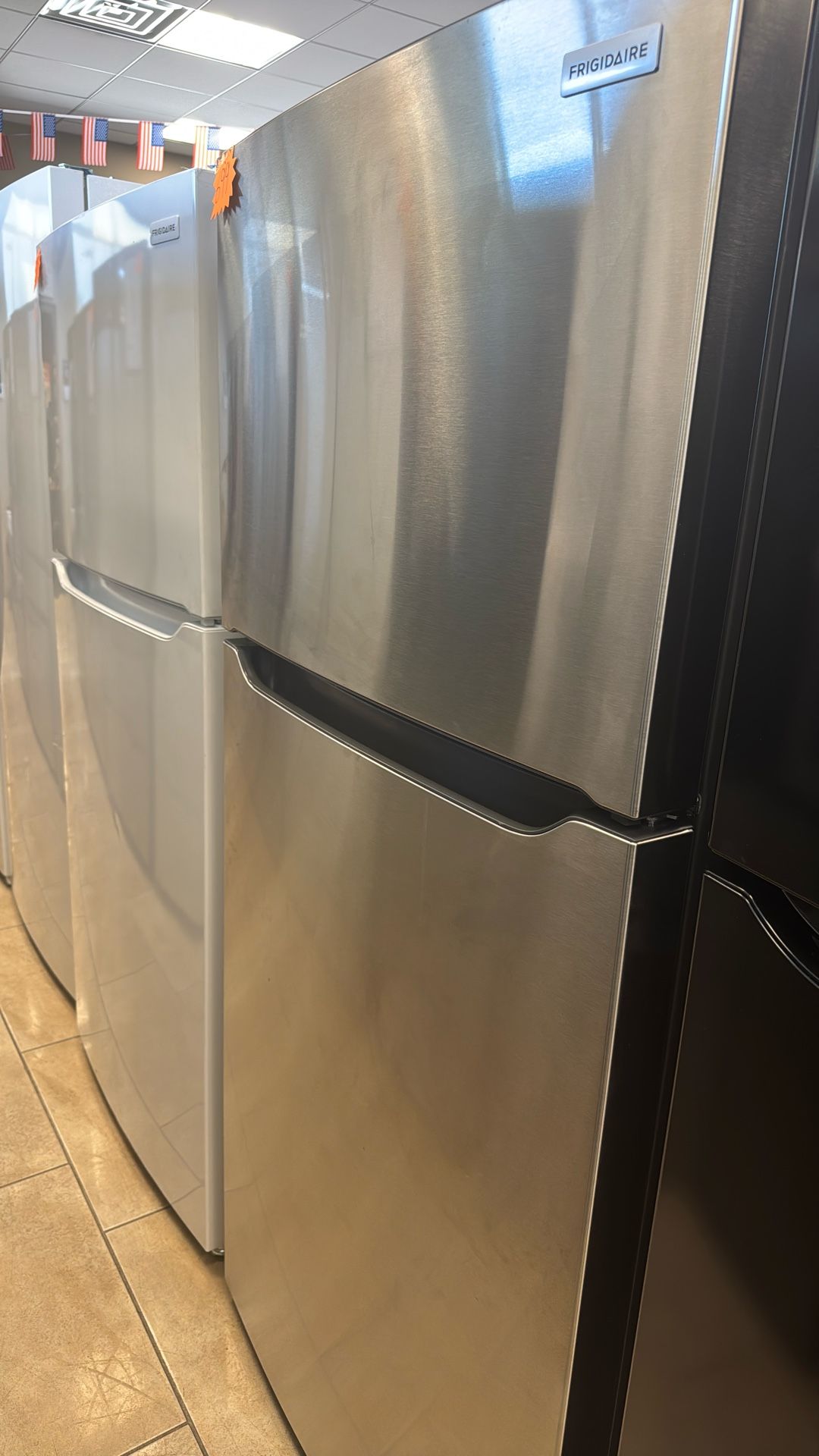 Frigidaire Apartment Size Fridges, White And Stainless Steel