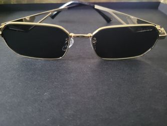 Gold and Black Prada Glasses!