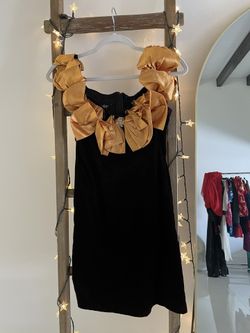 Vintage Off Shoulder Velvet Dress