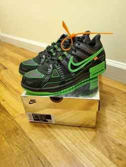 Men's Nike Off White Green Rubber Dunk Size 11 2020