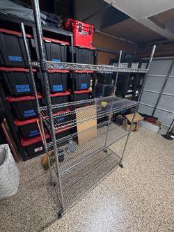 Chrome Wire Metal Shelf