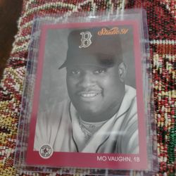 Boston Red Sox Mo Vaughn Baseball Cards Lot 