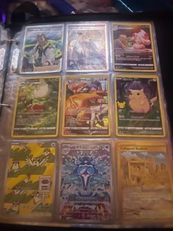 Pokémon card binder collection