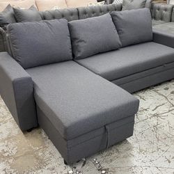 New Grey All In One Sectional (Finance And Delivery)
