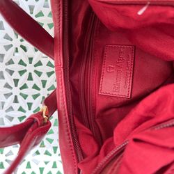 Etienne Aigner Red Genuine Leather Purse