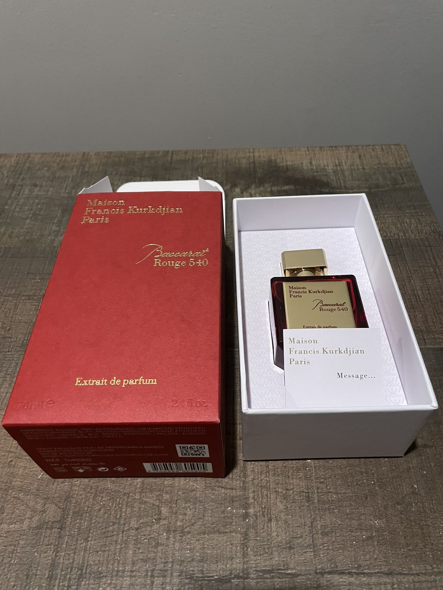 Baccarat Rouge 540 70ml (NEGOTIABLE)