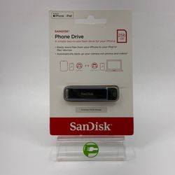 New Sandisk Phone Drive 256GB USB Flash Drive SDIXD0N-256G-AN6NE