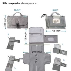 Bolsa Portátil Para Cambiar Pañales