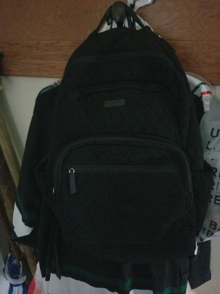 Vera Bradley Large Classic Black Essential Backpack