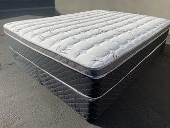 King Pillow Top Mattress And Box spring!