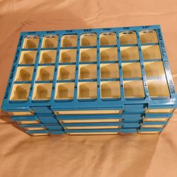 Four Stackable EZY DOSE •Four-Times-A-Day, 7-Day  PILL ORGANIZER