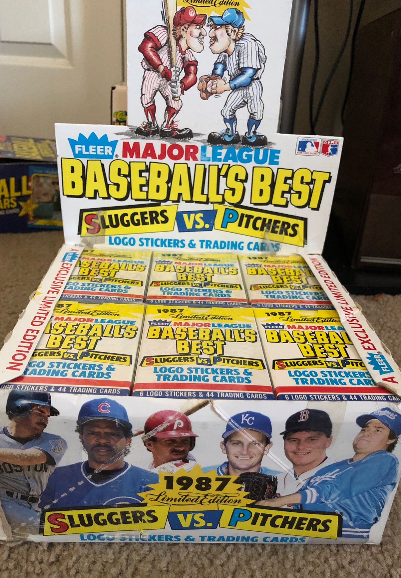 23 set’s per box of 1987 fleer baseballs best each set has 44 cards per set