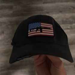 American flag black hat