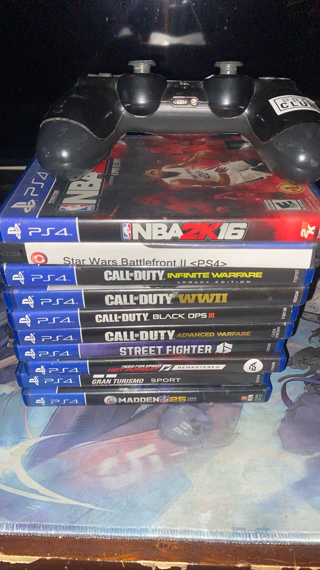 PS4 Games And Controller