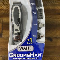 WAHL GROOMSMAN Rechargeable Nose Ear Beard Body TRIMMER 