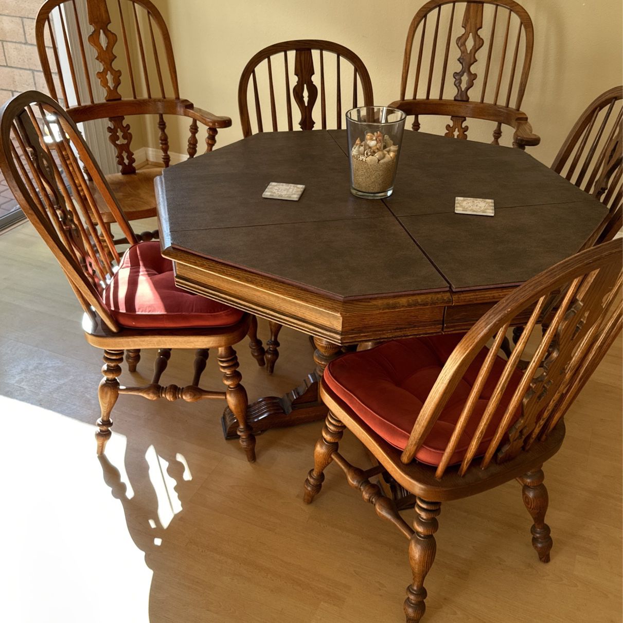Dining room Table And Six Chairs