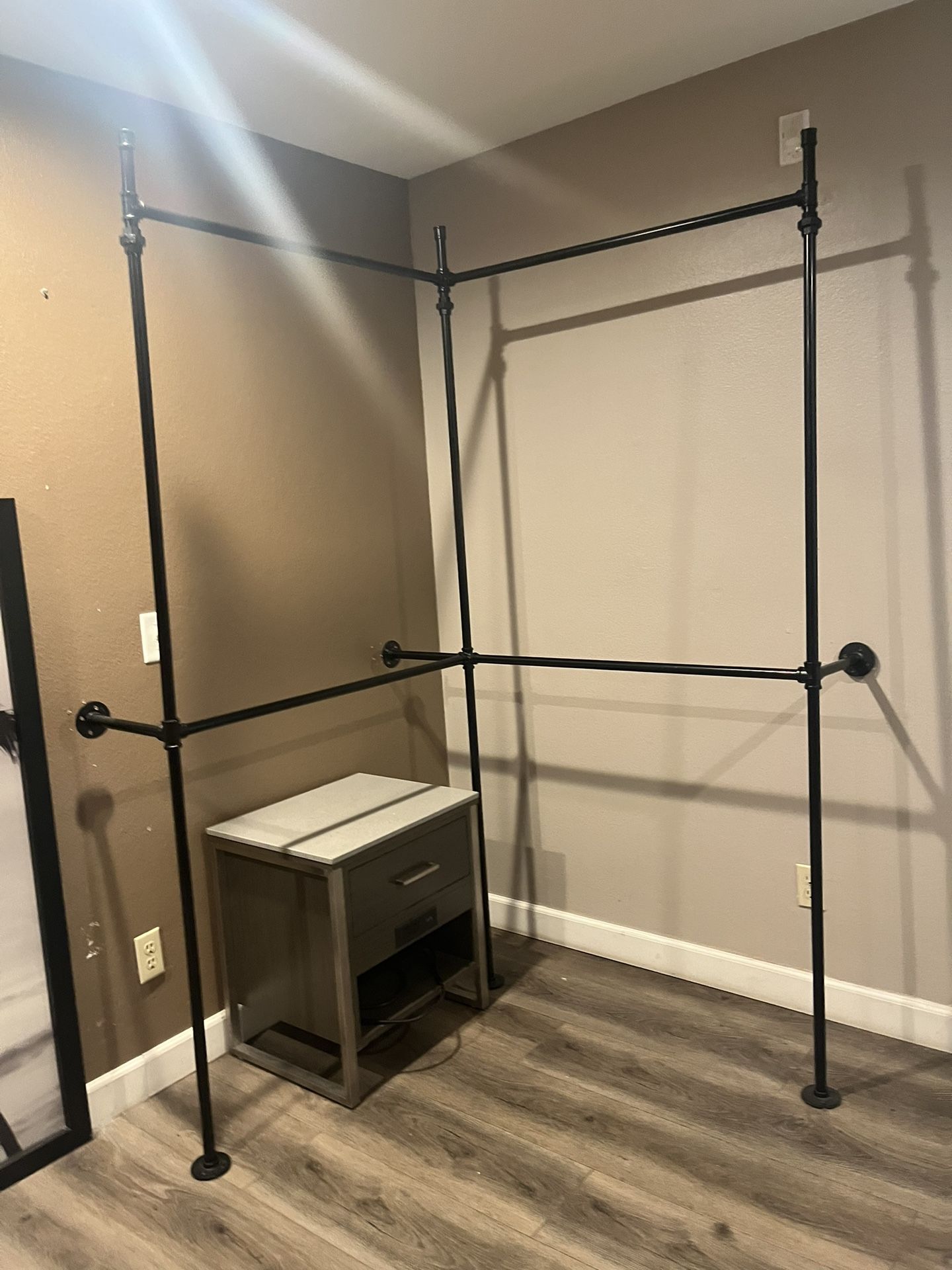 Industrial Pipe Closet Bars