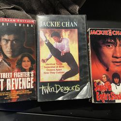 Old School Kung Fu Vhs Movie Bundle