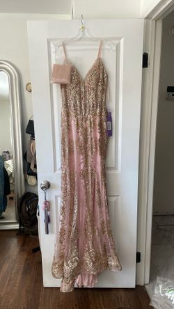 Rose Gold Prom Dress