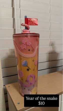 Starbucks year of the snake cold cup