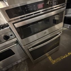 30” GE MICROWAVE OVEN COMBO STAINLESS STEEL 