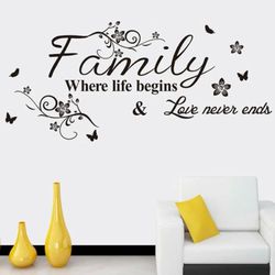 home decor wall stickers for living room