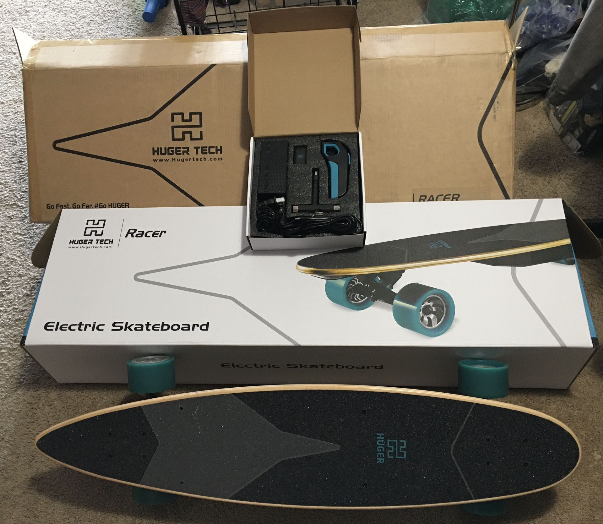 Electric Skate Board “Racer” by Huger Tech