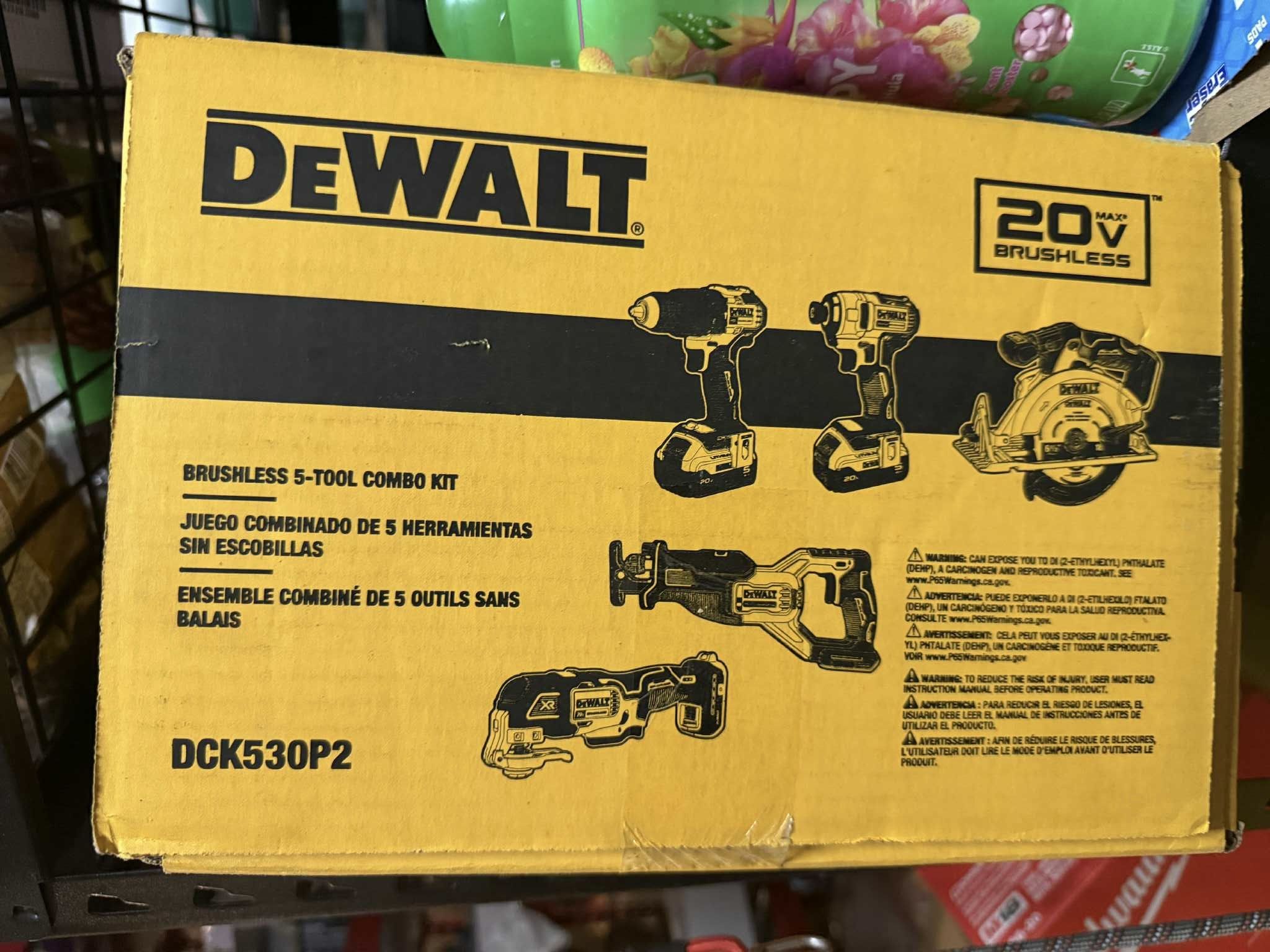 DEWALT 20V MAX 5-TOOL COMBO KIT