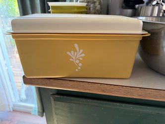 Vintage Tupperware Bread & Pickle Keepers