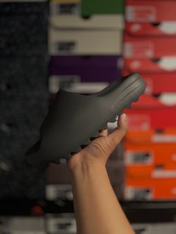 Slate Grey And Slate Marine Yeezy Slide