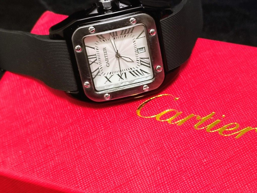 Cartier Santos100 W20121U2 Automatic Silver Dial
