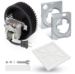 BKR60 for Broan-NuTone,BKR60 Bath Fan Replacement Motor and Cover, New