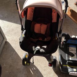 Used Donna Girl Stroller And Car Seat